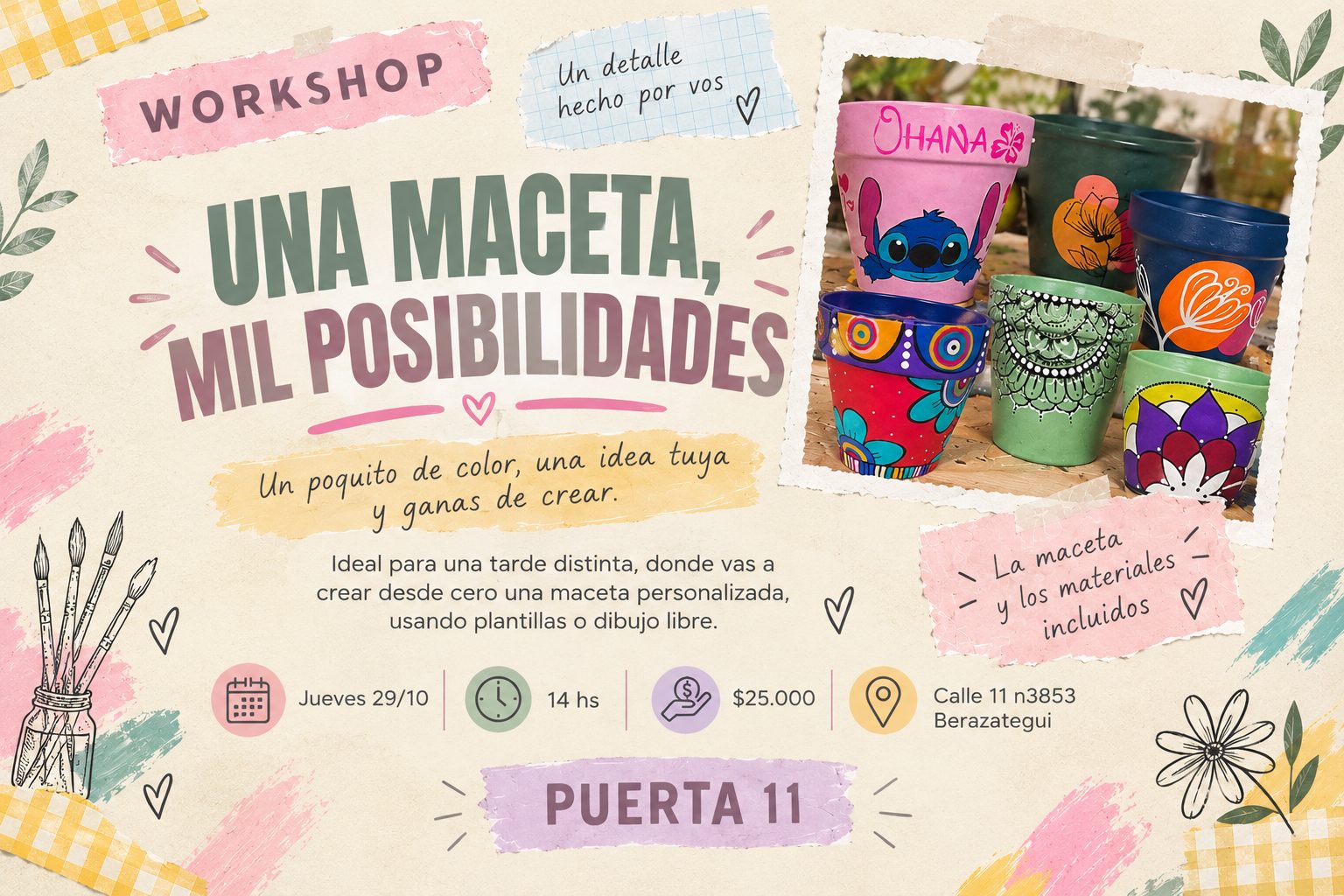 Una maceta, mil posibilidades