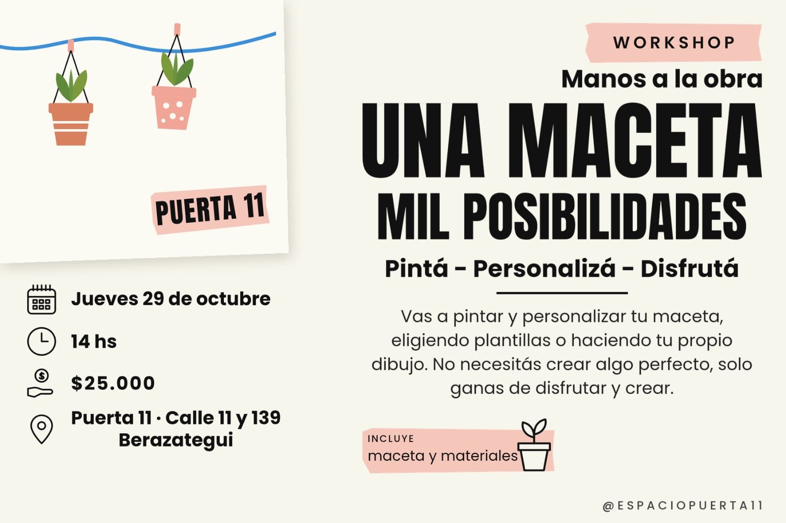 Una maceta, mil posibilidades